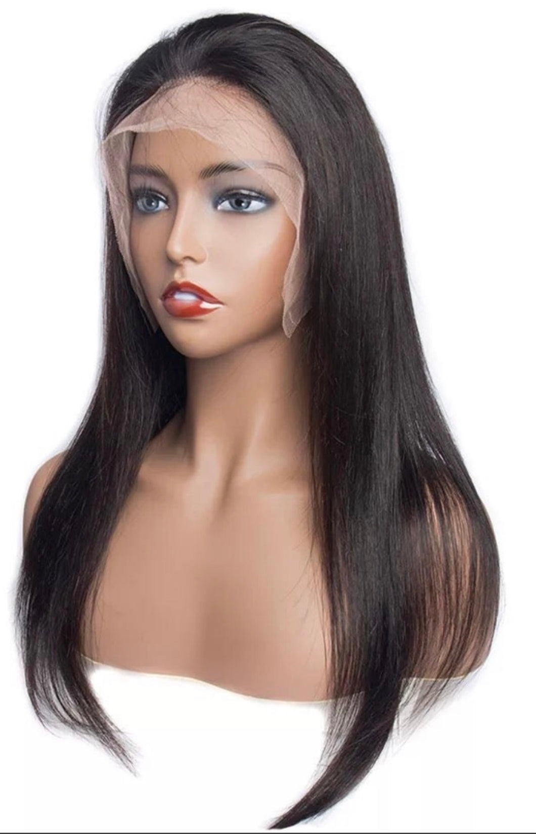 Straight frontal lace unit